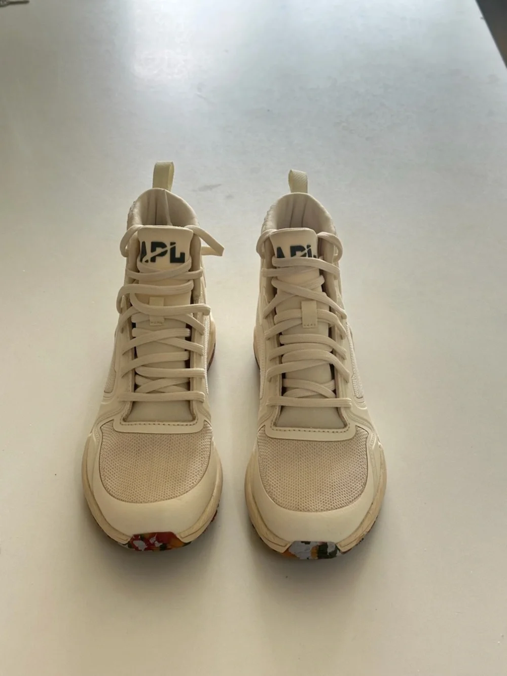 APL Cream TechLoom Defender Hiking Sneakers - Picture 2 of 5